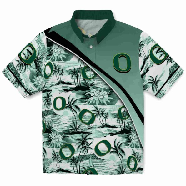 oregon-ducks-sunset-palms-green-white-hawaiian-shirt-best-selling oregon ducks sunset palms green white hawaiian shirt best selling