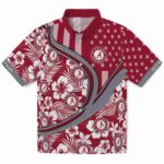 Alabama Crimson Tide Hawaiian Shirt - Personalized Floral Wave Crimson White 1 personalized-alabama-crimson-tide-floral-wave-crimson-white-hawaiian-shirt-best-selling
