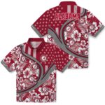 personalized-alabama-crimson-tide-floral-wave-crimson-white-hawaiian-shirt-best-selling