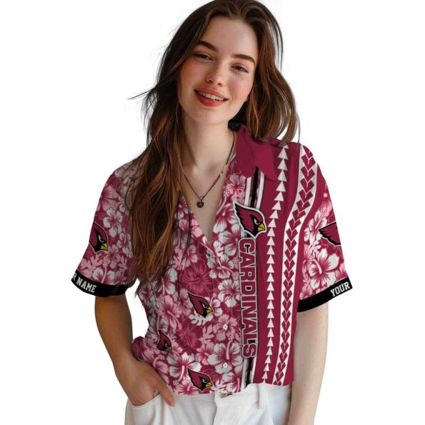 personalized-arizona-cardinals-hibiscus-arrows-red-white-hawaiian-shirt-latest-model personalized arizona cardinals hibiscus arrows red white hawaiian shirt latest model