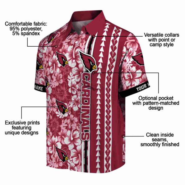 personalized-arizona-cardinals-hibiscus-arrows-red-white-hawaiian-shirt-new-arrival personalized arizona cardinals hibiscus arrows red white hawaiian shirt new arrival