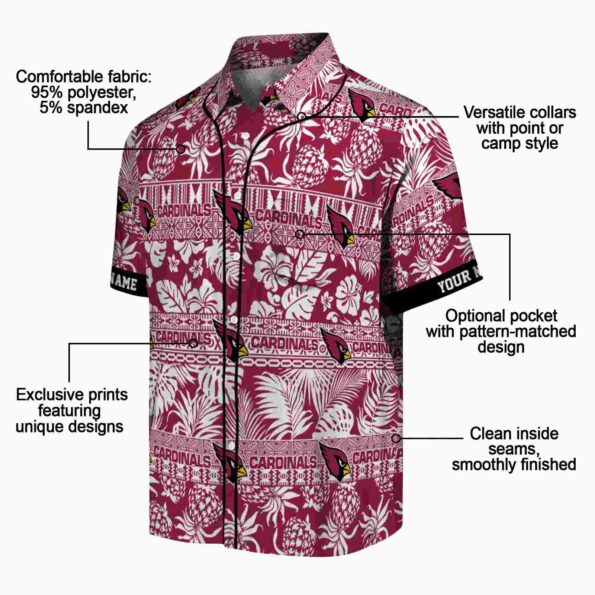 personalized-arizona-cardinals-tribal-stripes-red-white-hawaiian-shirt-new-arrival personalized arizona cardinals tribal stripes red white hawaiian shirt new arrival