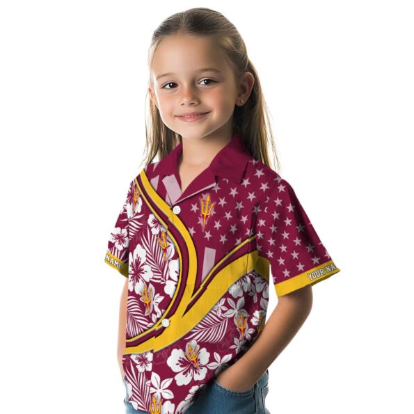 personalized-arizona-state-sun-devils-floral-wave-maroon-white-hawaiian-shirt-premium-grade personalized arizona state sun devils floral wave maroon white hawaiian shirt premium grade