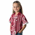 personalized-arkansas-razorbacks-hibiscus-arrows-red-white-hawaiian-shirt-best-selling