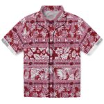 personalized-arkansas-razorbacks-tribal-stripes-red-white-hawaiian-shirt-best-selling