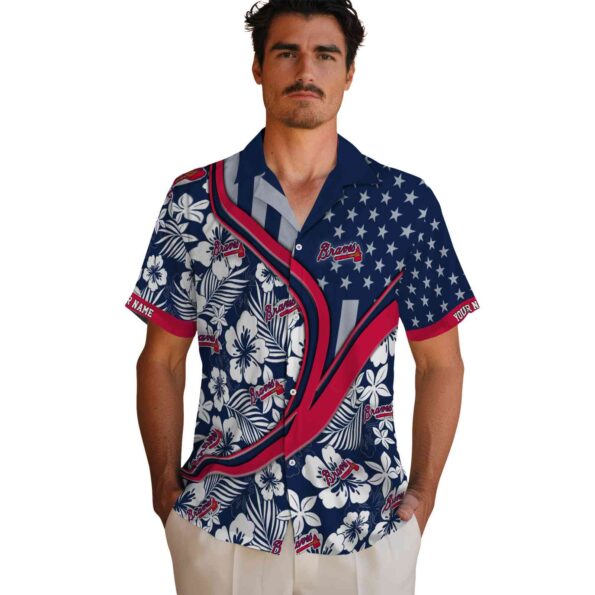 personalized-atlanta-braves-floral-wave-navy-white-hawaiian-shirt-fashion-forward personalized atlanta braves floral wave navy white hawaiian shirt fashion forward