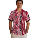 personalized-atlanta-falcons-hibiscus-arrows-red-white-hawaiian-shirt-best-selling