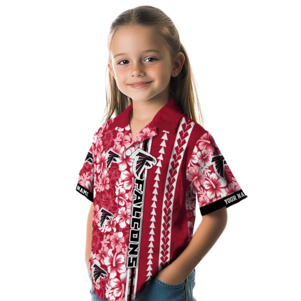 personalized-atlanta-falcons-hibiscus-arrows-red-white-hawaiian-shirt-premium-grade personalized atlanta falcons hibiscus arrows red white hawaiian shirt premium grade