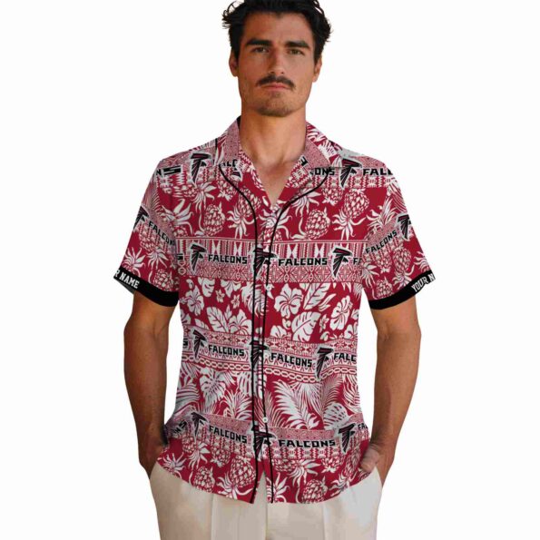 personalized-atlanta-falcons-tribal-stripes-red-white-hawaiian-shirt-fashion-forward personalized atlanta falcons tribal stripes red white hawaiian shirt fashion forward