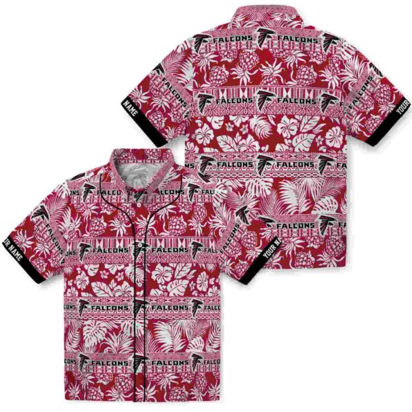personalized-atlanta-falcons-tribal-stripes-red-white-hawaiian-shirt-high-quality personalized atlanta falcons tribal stripes red white hawaiian shirt high quality