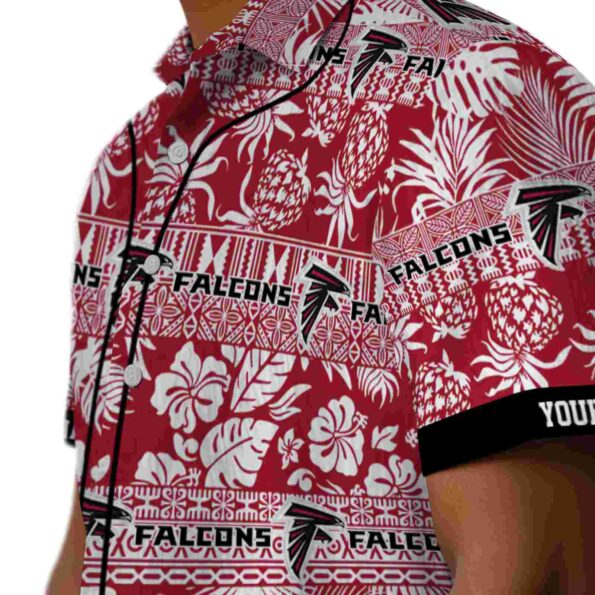 personalized-atlanta-falcons-tribal-stripes-red-white-hawaiian-shirt-trendy personalized atlanta falcons tribal stripes red white hawaiian shirt trendy