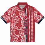 Boston Red Sox Hawaiian Shirt - Personalized Hibiscus Arrows Red White 1 personalized-boston-red-sox-hibiscus-arrows-red-white-hawaiian-shirt-best-selling