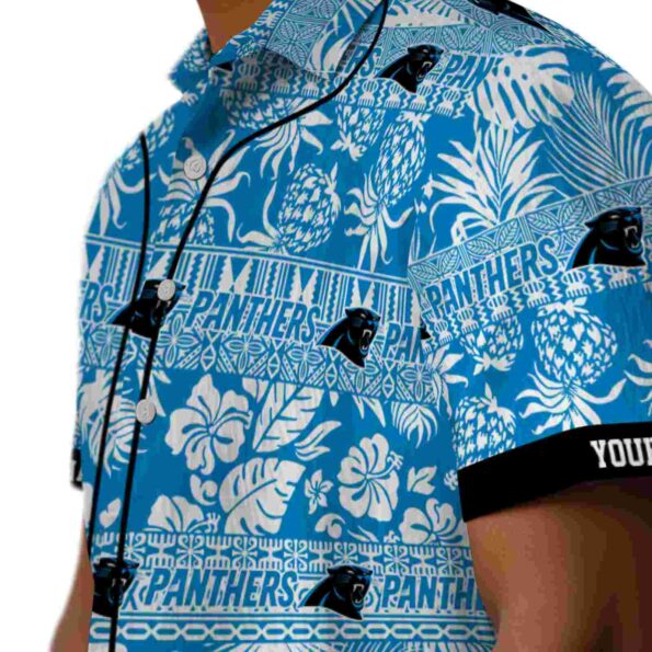 personalized-carolina-panthers-tribal-stripes-blue-white-hawaiian-shirt-trendy personalized carolina panthers tribal stripes blue white hawaiian shirt trendy