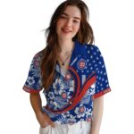 personalized-chicago-cubs-floral-wave-blue-white-hawaiian-shirt-best-selling