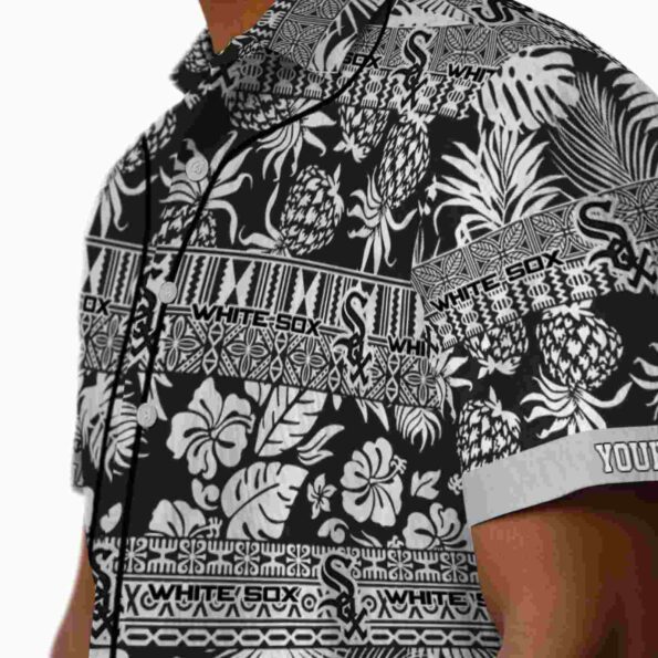 personalized-chicago-white-sox-tribal-stripes-black-white-hawaiian-shirt-trendy personalized chicago white sox tribal stripes black white hawaiian shirt trendy