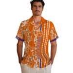 personalized-clemson-tigers-hibiscus-arrows-orange-white-hawaiian-shirt-best-selling