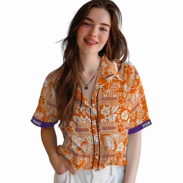 personalized-clemson-tigers-tribal-stripes-orange-white-hawaiian-shirt-latest-model personalized clemson tigers tribal stripes orange white hawaiian shirt latest model