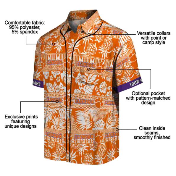 personalized-clemson-tigers-tribal-stripes-orange-white-hawaiian-shirt-new-arrival personalized clemson tigers tribal stripes orange white hawaiian shirt new arrival