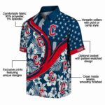personalized-cleveland-guardians-floral-wave-navy-blue-white-hawaiian-shirt-best-selling