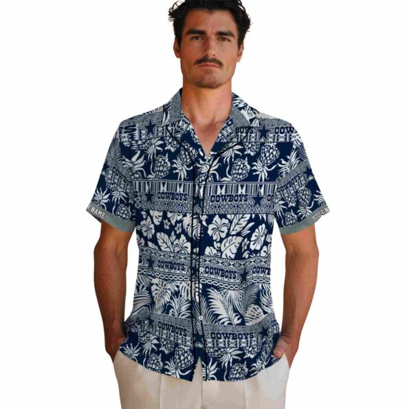 personalized-dallas-cowboys-tribal-stripes-blue-white-hawaiian-shirt-fashion-forward personalized dallas cowboys tribal stripes blue white hawaiian shirt fashion forward