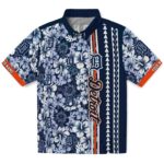 Detroit Tigers Hawaiian Shirt - Personalized Hibiscus Arrows Navy White 1 personalized-detroit-tigers-hibiscus-arrows-navy-white-hawaiian-shirt-best-selling