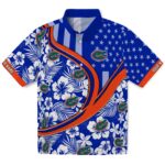 Florida Gators Hawaiian Shirt - Personalized Floral Wave Blue White 1 personalized-florida-gators-floral-wave-blue-white-hawaiian-shirt-best-selling