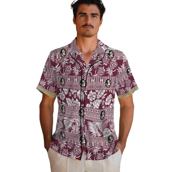 personalized-florida-state-seminoles-tribal-stripes-garnet-white-hawaiian-shirt-fashion-forward personalized florida state seminoles tribal stripes garnet white hawaiian shirt fashion forward