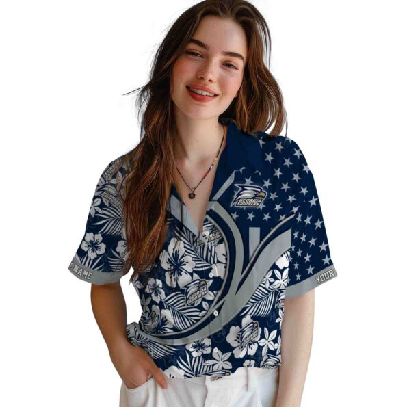 personalized-georgia-southern-eagles-floral-wave-blue-white-hawaiian-shirt-latest-model personalized georgia southern eagles floral wave blue white hawaiian shirt latest model