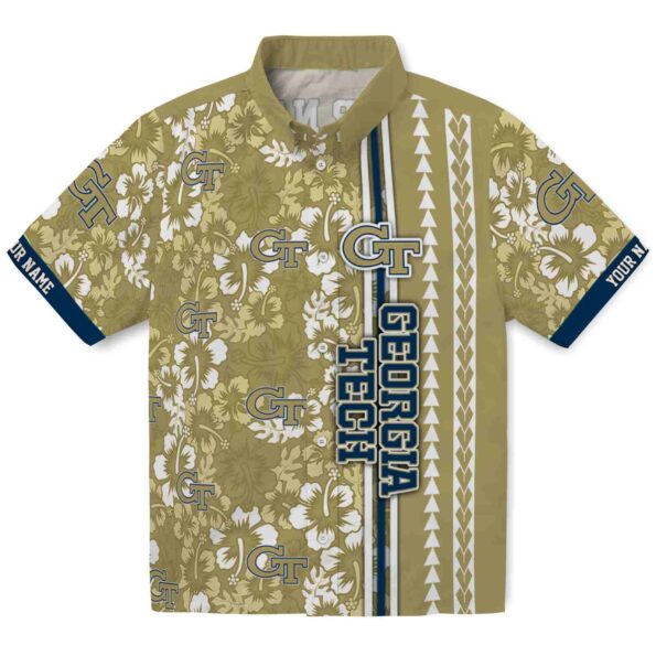personalized-georgia-tech-yellow-jackets-hibiscus-arrows-gold-white-hawaiian-shirt-best-selling personalized georgia tech yellow jackets hibiscus arrows gold white hawaiian shirt best selling
