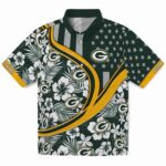Green Bay Packers Hawaiian Shirt - Personalized Floral Wave Green White 1 personalized-green-bay-packers-floral-wave-green-white-hawaiian-shirt-best-selling