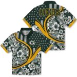 personalized-green-bay-packers-floral-wave-green-white-hawaiian-shirt-best-selling