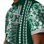 personalized-hawaii-rainbow-warriors-hibiscus-arrows-green-white-hawaiian-shirt-best-selling