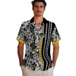 personalized-iowa-hawkeyes-hibiscus-arrows-black-white-hawaiian-shirt-best-selling