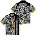 personalized-iowa-hawkeyes-hibiscus-arrows-black-white-hawaiian-shirt-best-selling