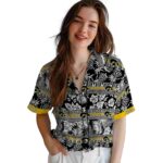 personalized-iowa-hawkeyes-tribal-stripes-black-white-hawaiian-shirt-best-selling