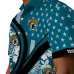 personalized-jacksonville-jaguars-floral-wave-teal-white-hawaiian-shirt-best-selling
