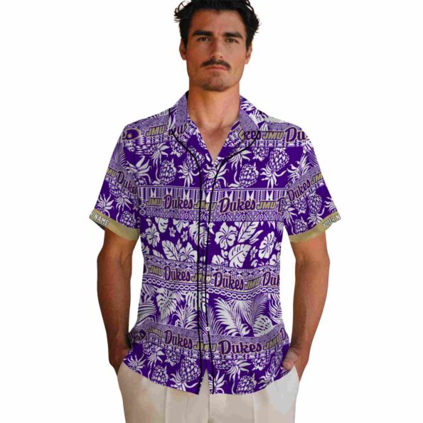 personalized-james-madison-dukes-tribal-stripes-purple-white-hawaiian-shirt-fashion-forward personalized james madison dukes tribal stripes purple white hawaiian shirt fashion forward