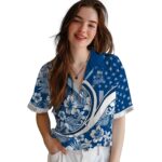 personalized-kansas-city-royals-floral-wave-royal-blue-white-hawaiian-shirt-best-selling