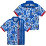 personalized-kansas-jayhawks-hibiscus-arrows-blue-white-hawaiian-shirt-best-selling