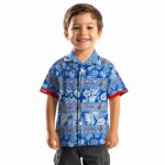 personalized-kansas-jayhawks-tribal-stripes-blue-white-hawaiian-shirt-best-selling