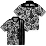 personalized-las-vegas-raiders-hibiscus-arrows-black-white-hawaiian-shirt-best-selling
