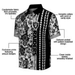 personalized-las-vegas-raiders-hibiscus-arrows-black-white-hawaiian-shirt-best-selling
