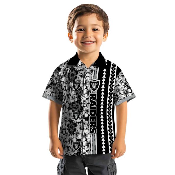 personalized-las-vegas-raiders-hibiscus-arrows-black-white-hawaiian-shirt-top-rated personalized las vegas raiders hibiscus arrows black white hawaiian shirt top rated