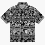 Las Vegas Raiders Hawaiian Shirt - Personalized Tribal Stripes Black White 1 personalized-las-vegas-raiders-tribal-stripes-black-white-hawaiian-shirt-best-selling