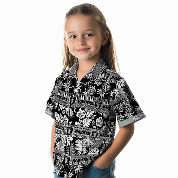 personalized-las-vegas-raiders-tribal-stripes-black-white-hawaiian-shirt-premium-grade personalized las vegas raiders tribal stripes black white hawaiian shirt premium grade