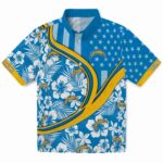 Los Angeles Chargers Hawaiian Shirt - Personalized Floral Wave Blue White 1 personalized-los-angeles-chargers-floral-wave-blue-white-hawaiian-shirt-best-selling