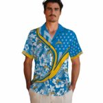 personalized-los-angeles-chargers-floral-wave-blue-white-hawaiian-shirt-best-selling