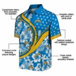 personalized-los-angeles-chargers-floral-wave-blue-white-hawaiian-shirt-best-selling