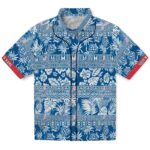 Los Angeles Dodgers Hawaiian Shirt - Personalized Tribal Stripes Blue White 1 personalized-los-angeles-dodgers-tribal-stripes-blue-white-hawaiian-shirt-best-selling