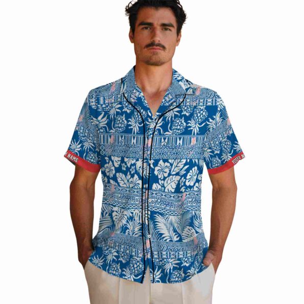 personalized-los-angeles-dodgers-tribal-stripes-blue-white-hawaiian-shirt-fashion-forward personalized los angeles dodgers tribal stripes blue white hawaiian shirt fashion forward